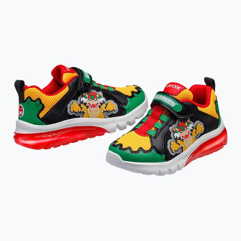 Dětské boty Geox Ciberdron green/dark red 9