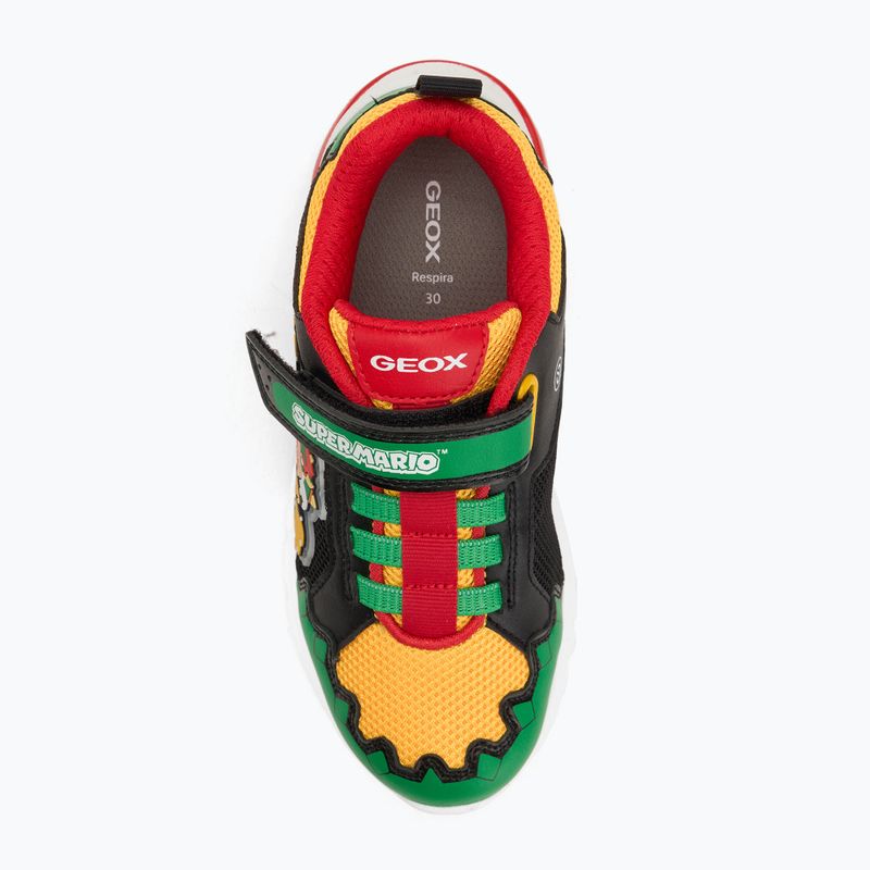 Dětské boty Geox Ciberdron green/dark red 5