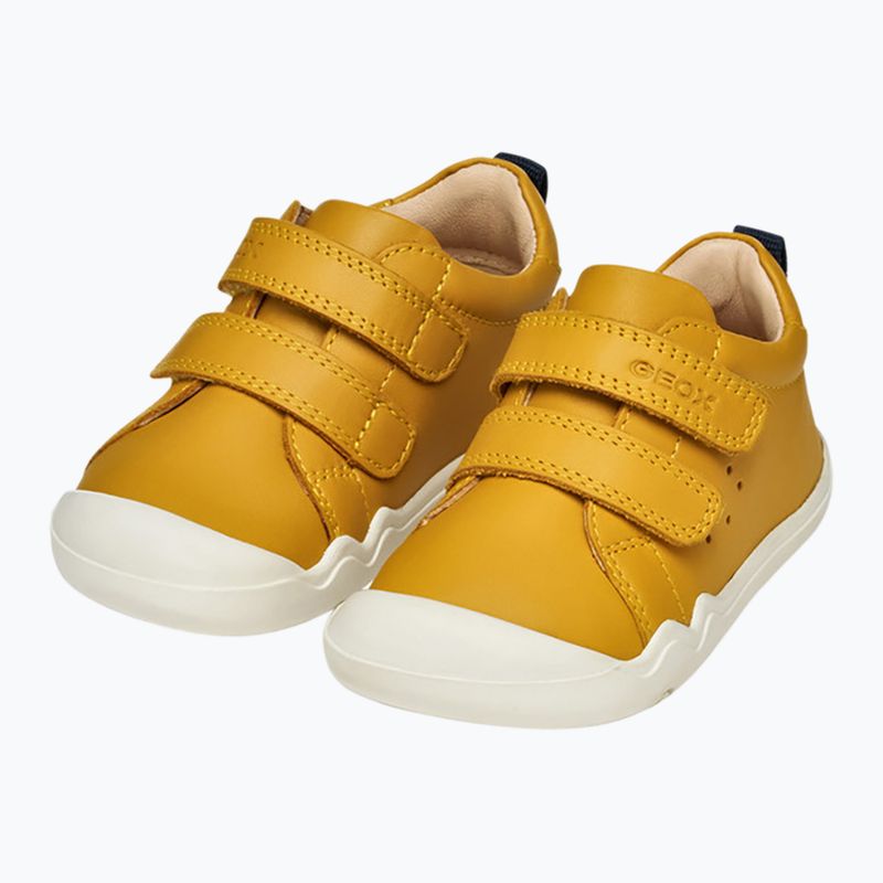 Dětské barefoot boty Geox Steppieup ochre yellow/navy 8