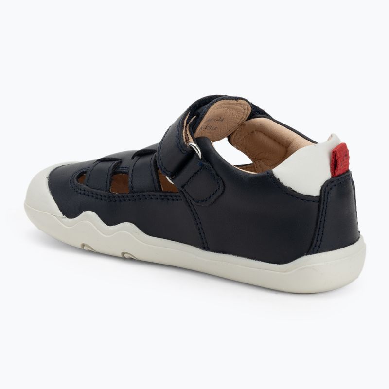 Dětské barefoot boty Geox Steppieup navy/white 3