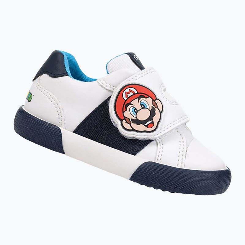 Dětské boty Geox Gisli bílá/navy/orange 10