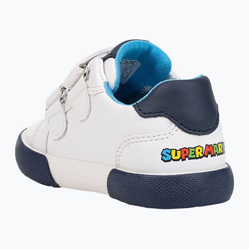 Dětské boty Geox Gisli bílá/navy/orange 12