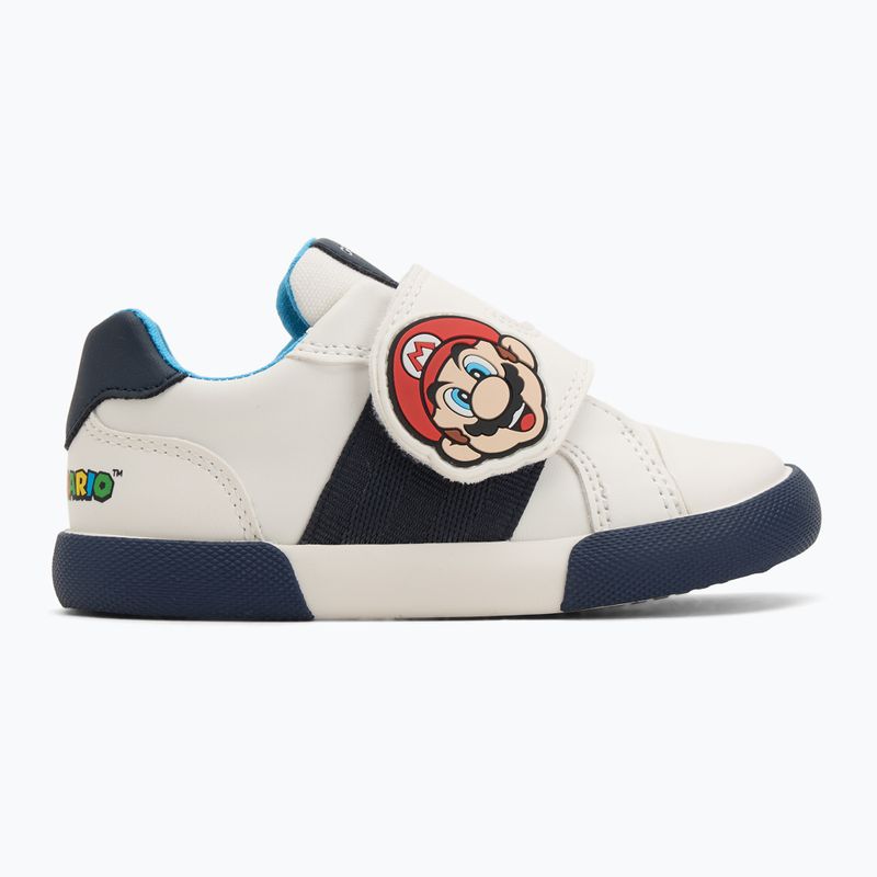 Dětské boty Geox Gisli bílá/navy/orange 2