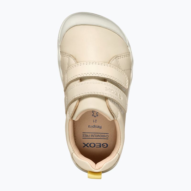 Dětské barefoot boty Geox Steppieup light ivory 7