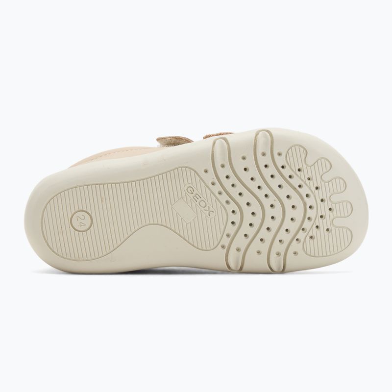 Dětské barefoot boty Geox Steppieup light ivory 4