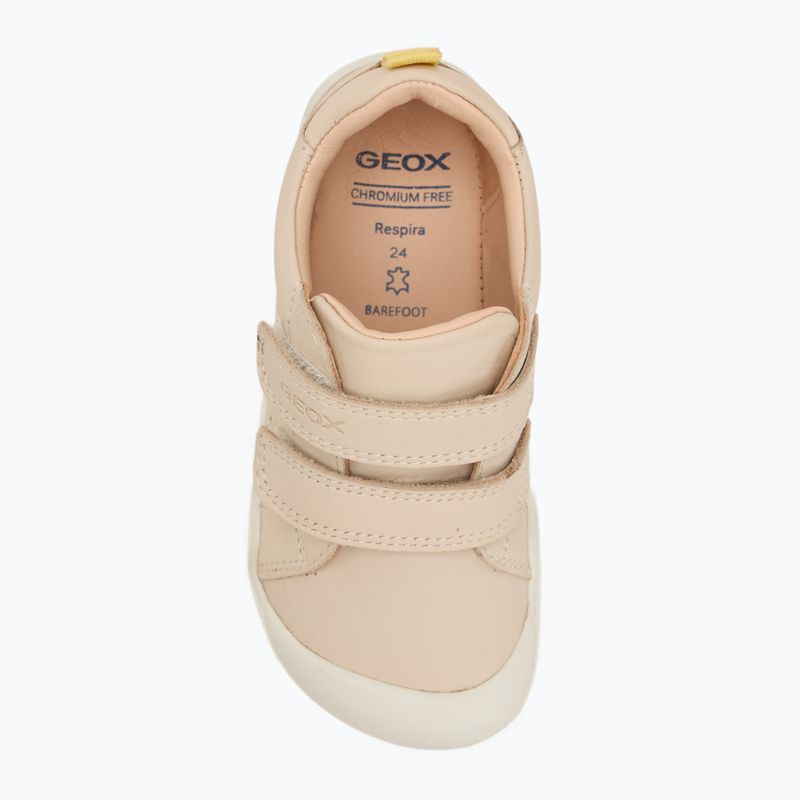 Dětské barefoot boty Geox Steppieup light ivory 5
