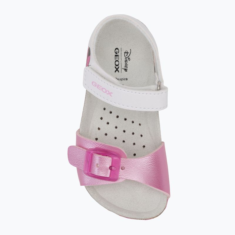 Dětské sandály Geox Chalki white/pink 5