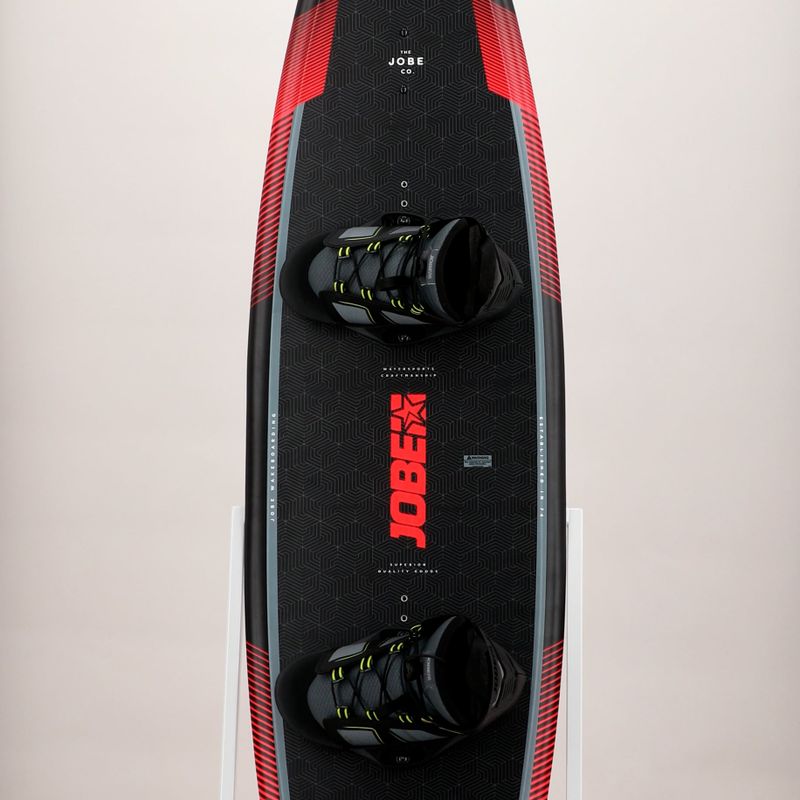 JOBE Wakeboard Logo Wakeboard 138 & Vázání Unit Set černá/červená 278822008 7
