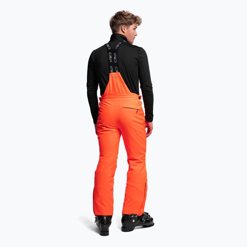 Pánské lyžařské kalhoty CMP oranžové 3W17397N/C645 3