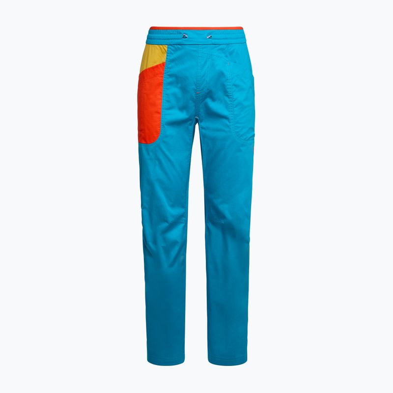 Pánské lezecké kalhoty La Sportiva Bolt tropical blue/bamboo