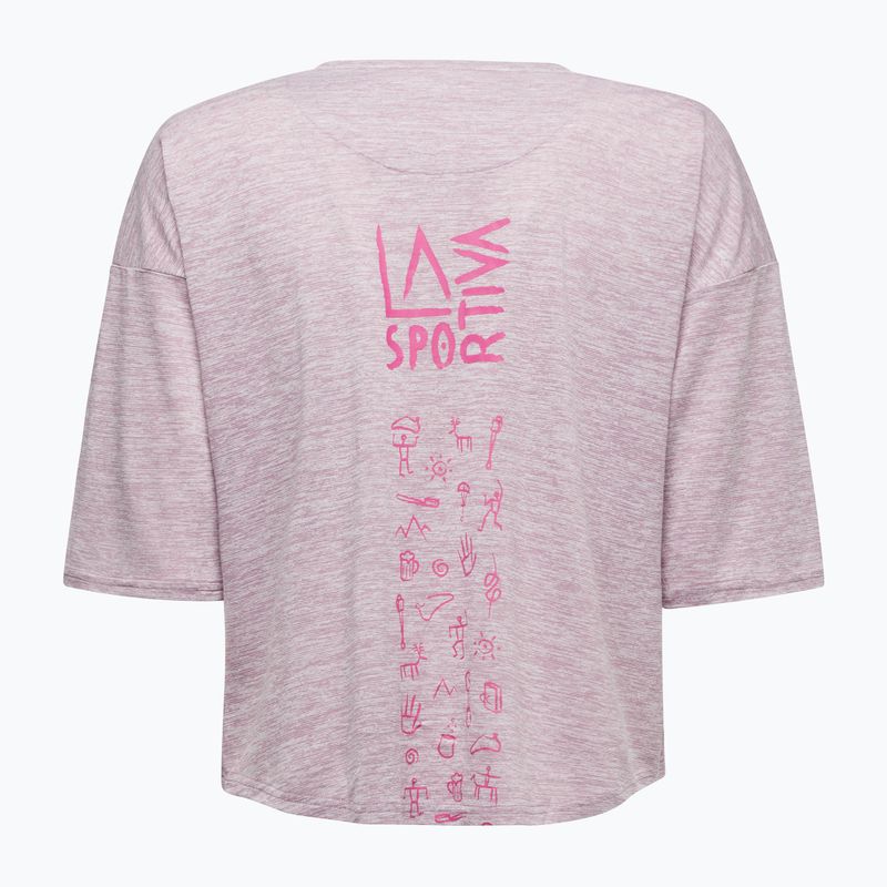Dámské tričko La Sportiva Cave Paint rose 4