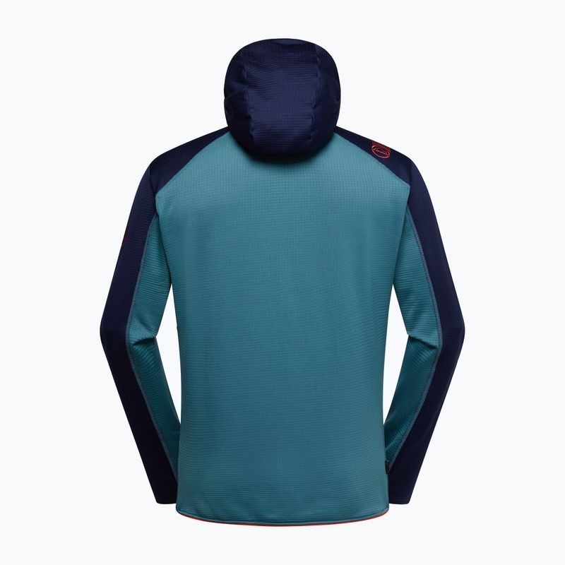 Pánská mikina  La Sportiva Upendo Hoody hurricane/ deep sea 2