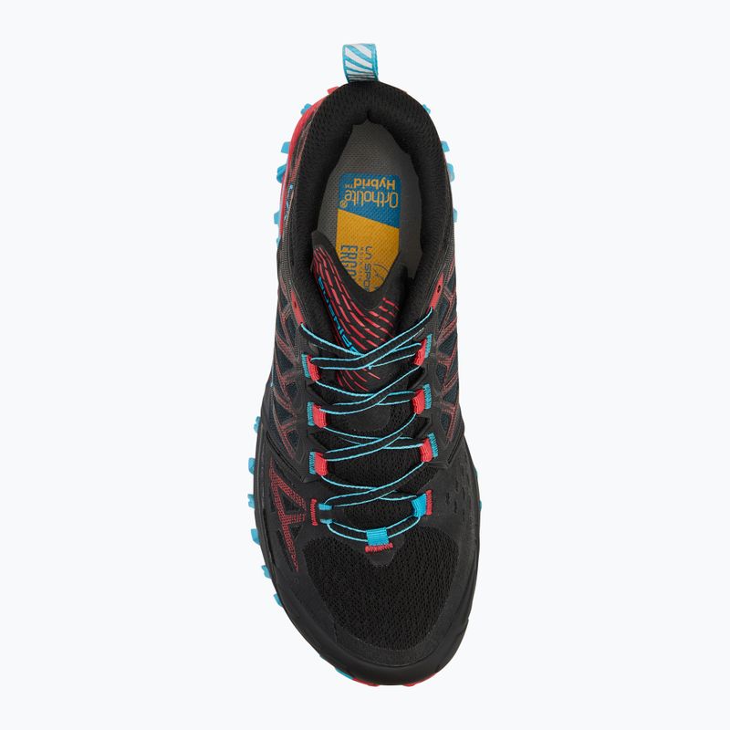 Dámské běžecké boty  La Sportiva Bushido III GTX black/ hibiscus 5