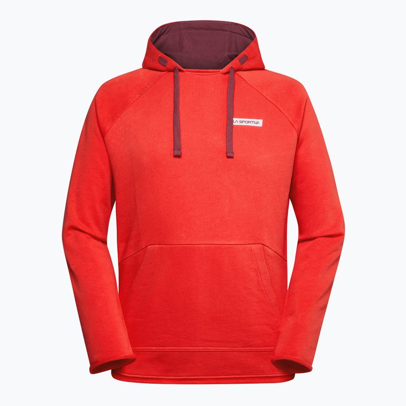Pánská treková mikina La Sportiva Telendos Hoody mountain red 3