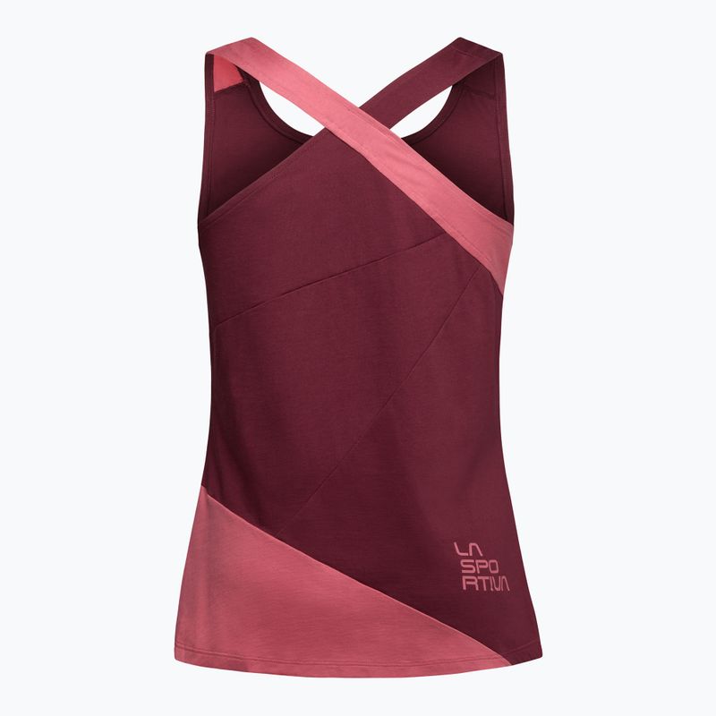 Dámské tričko La Sportiva Twist Tank rosebay / rosewood 2