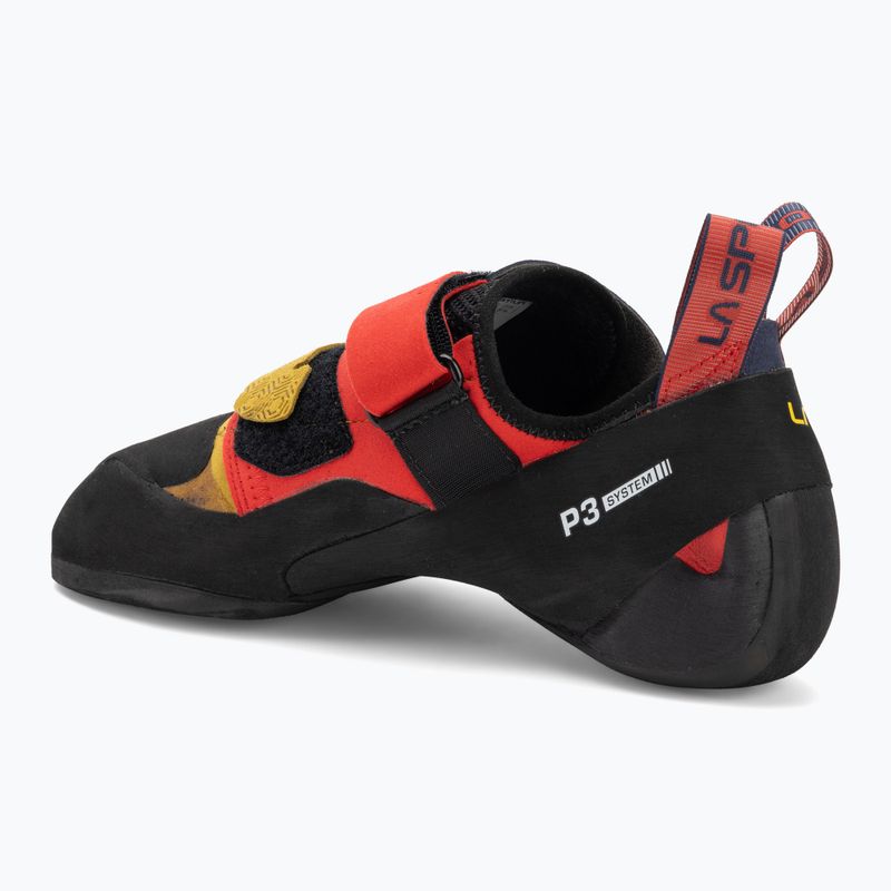 Pánské lezecké boty La Sportiva Kubo savana / mountain red 3