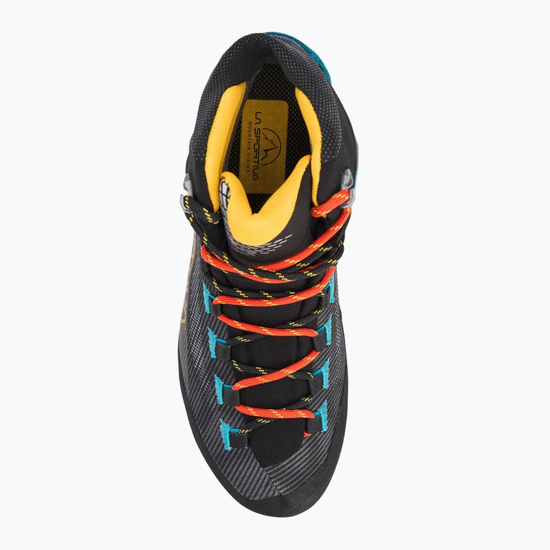 Pánské trekové boty La Sportiva Aequilibrium Hike GTX carbon/tropic blue 5