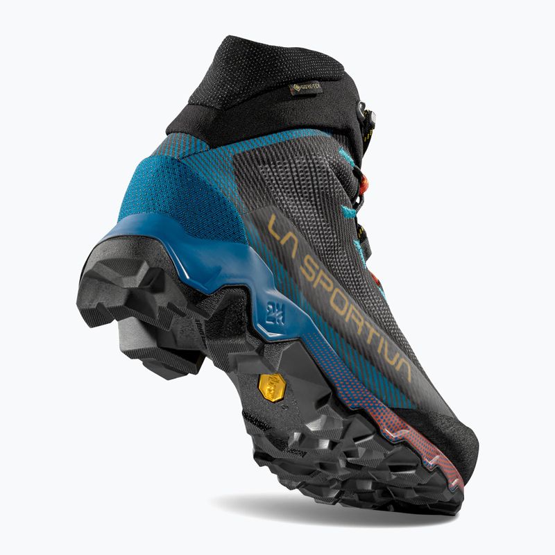 Pánské trekové boty La Sportiva Aequilibrium Hike GTX carbon/tropic blue 9