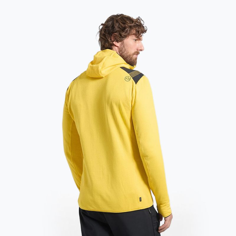 Pánská termoregulační mikina La Sportiva Lucendro Thermal Hoody žlutá/černá 2