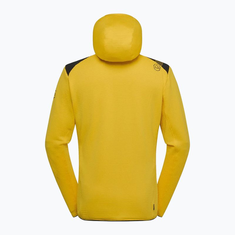 Pánská termoregulační mikina La Sportiva Lucendro Thermal Hoody žlutá/černá 5