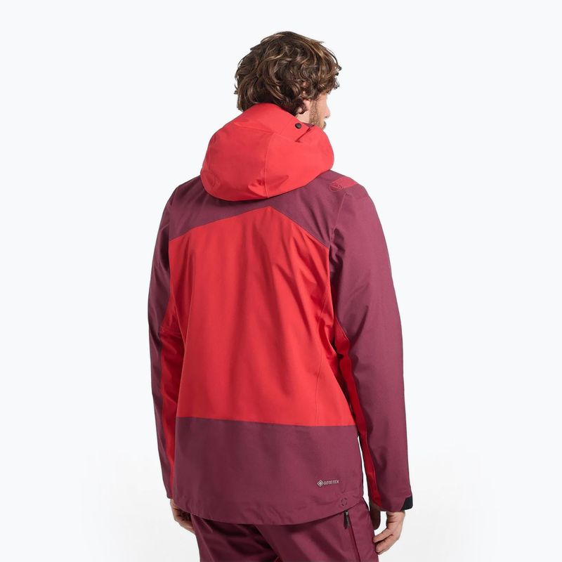 Pánská nepromokavá bunda La Sportiva Alpine Guide GTX Perfomance mountain red/redwood 2