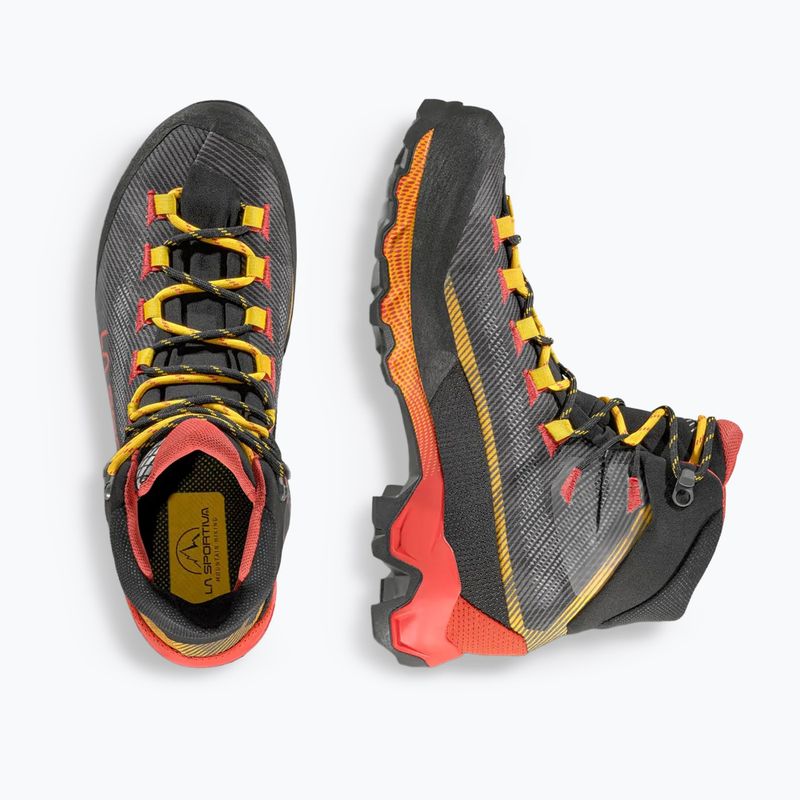 Pánské trekové boty La Sportiva Aequilibrium Hike GTX carbon/yellow 13