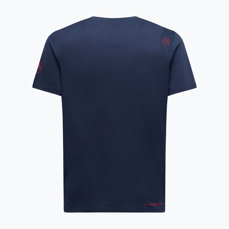 Pánské lezecké tričko La Sportiva Solution night sky/mountain red 2