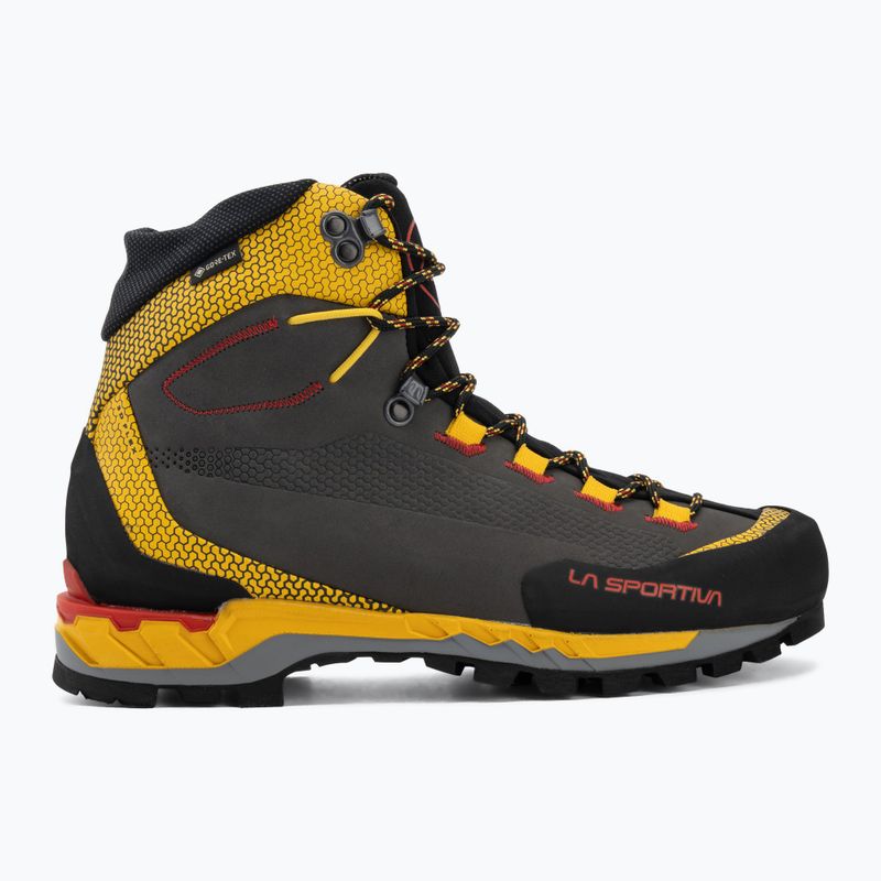Pánské turistické boty La Sportiva Trango Tech Leather GTX black/yellow 2