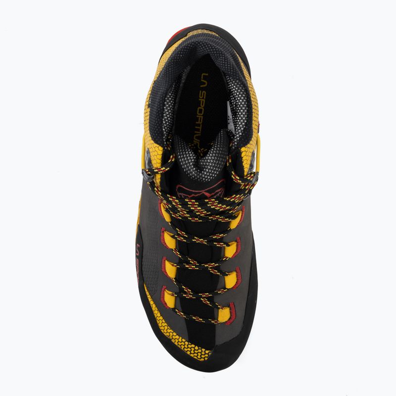 Pánské turistické boty La Sportiva Trango Tech Leather GTX black/yellow 5