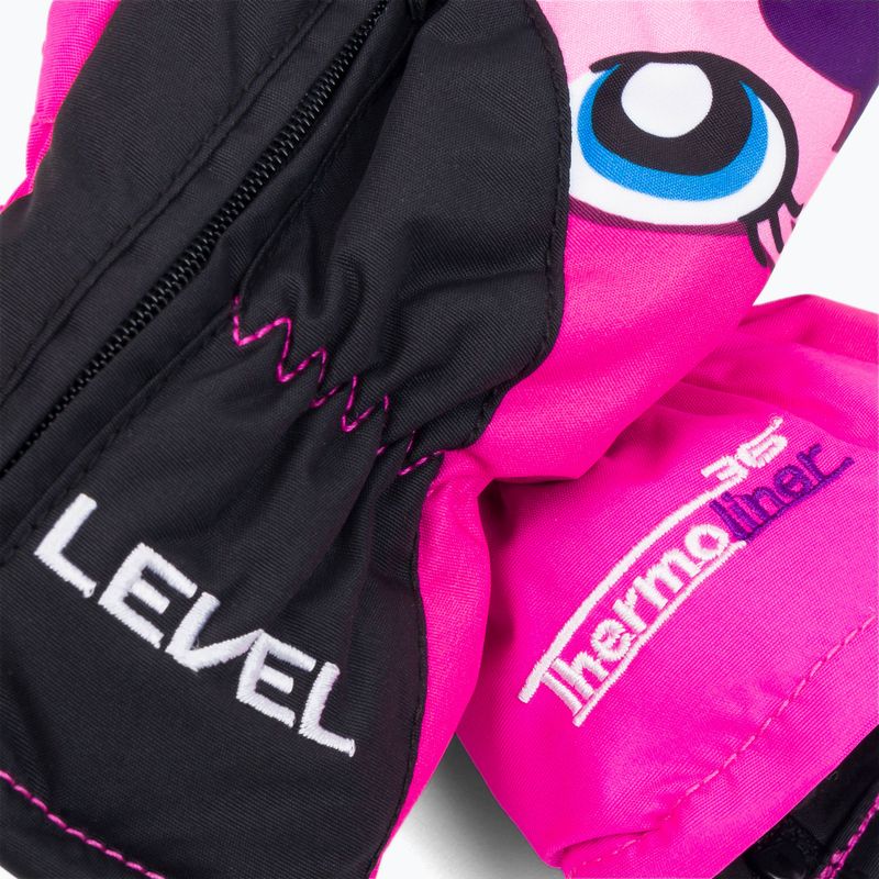 Dětské snowboardové rukavice Level Lucky Mitt růžové 4146 4