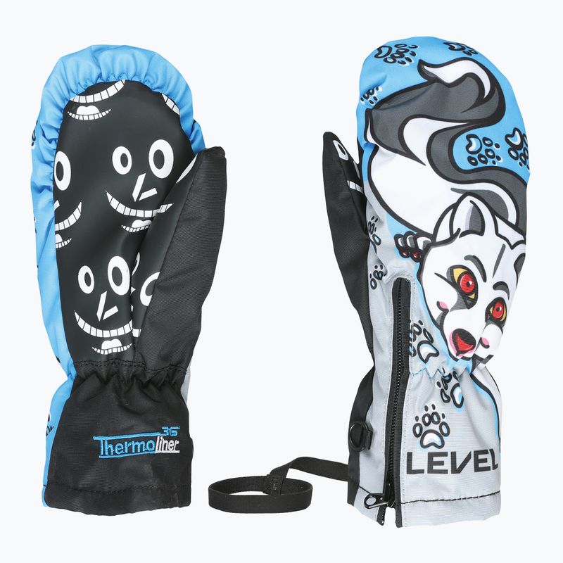Dětské lyžařské rukavice Level Lucky Mitt navy/grey