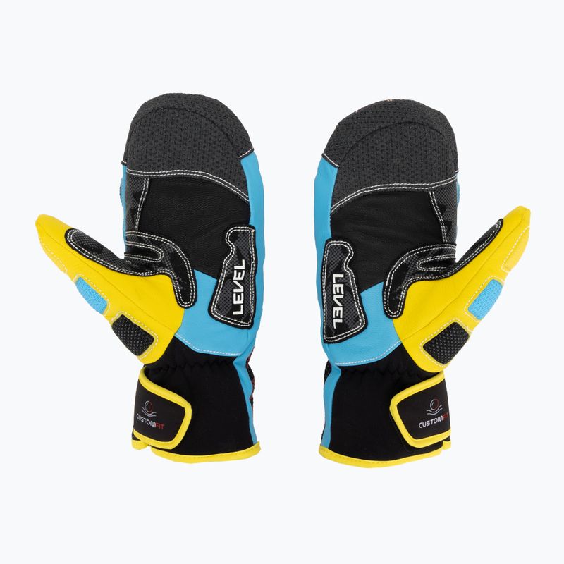 Dětské lyžařské rukavice Level Worldcup Jr Cf Mitt orange 3