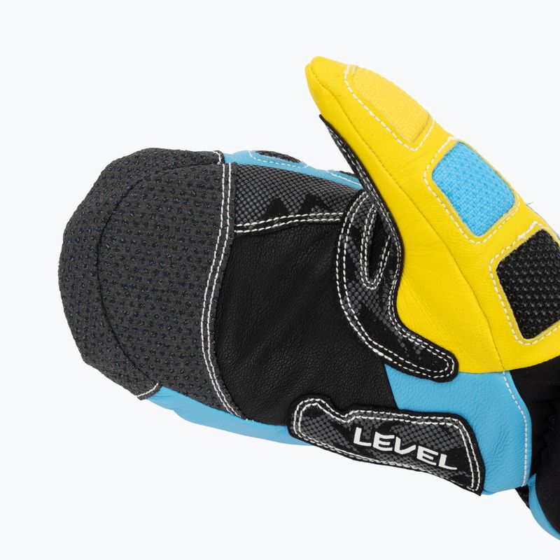 Dětské lyžařské rukavice Level Worldcup Jr Cf Mitt orange 5
