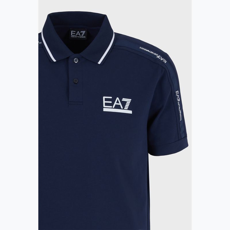 Pánské polo tričko  EA7 Emporio Armani Train Visibility navy blue 3