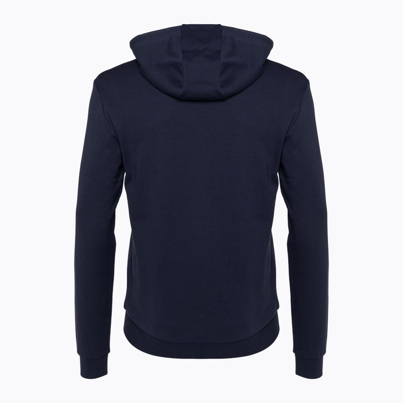 Pánská mikina EA7 Emporio Armani Train Logo Series Oversize Logo Hoodie Coft navy blue 6