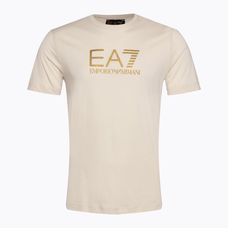 Pánské tričko EA7 Emporio Armani Train Gold Label Tee Pima Big Logo pro deštivý den