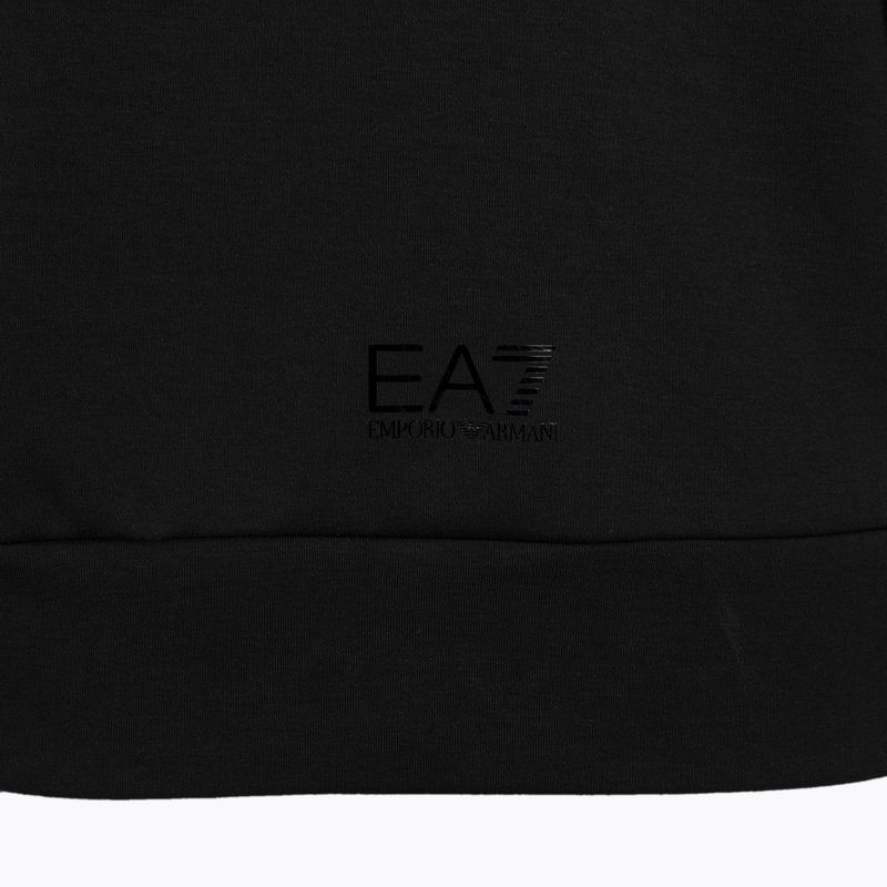 Dámská mikina EA7 Emporio Armani Train Logo Series Hoodie Mirror black/logo black 4