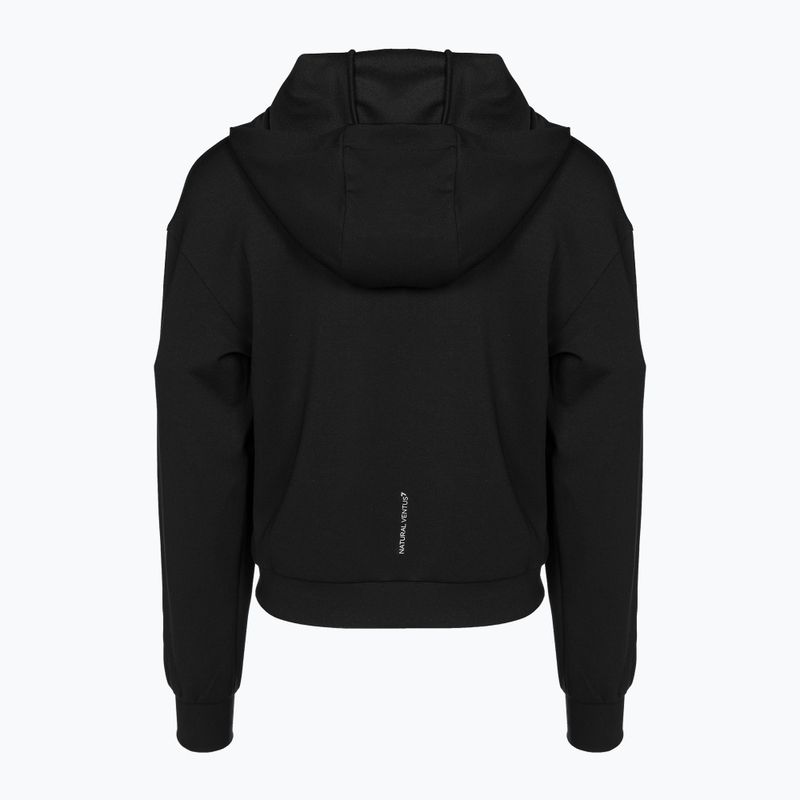 Dámská mikina EA7 Emporio Armani Natural Ventus7 Hoodie black 2