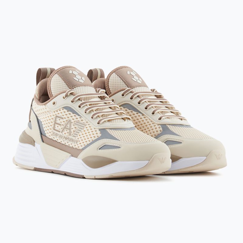 Boty EA7 Emporio Armani Ace Runner Mesh boty whiteecap grey/ portabella 8