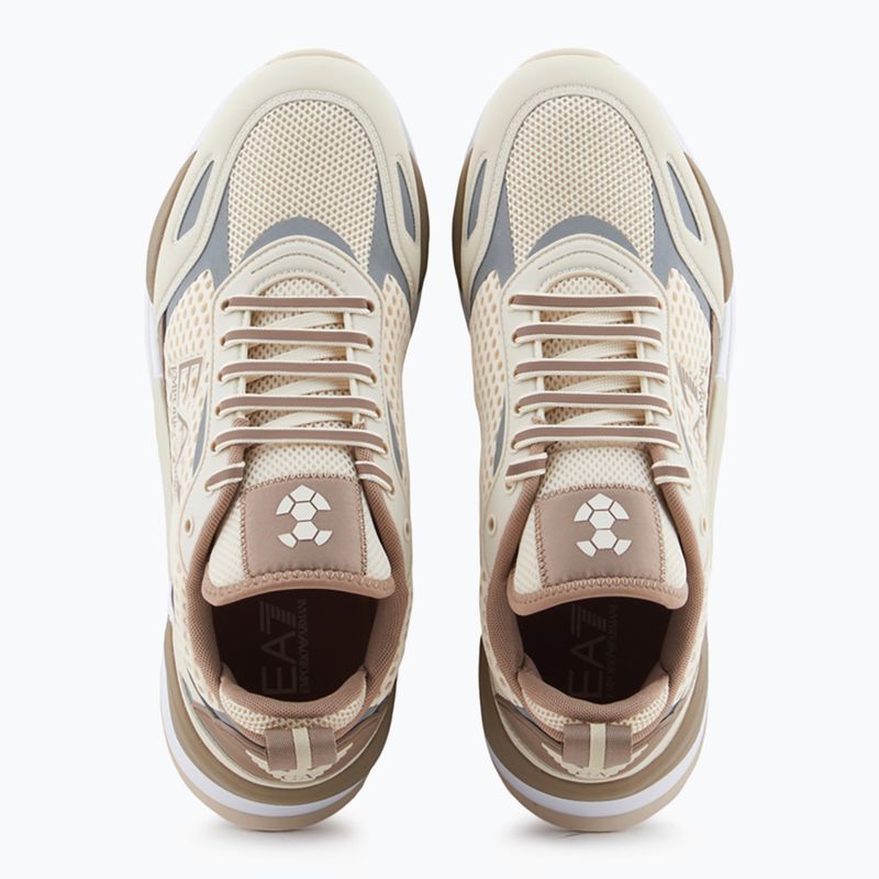Boty EA7 Emporio Armani Ace Runner Mesh boty whiteecap grey/ portabella 12