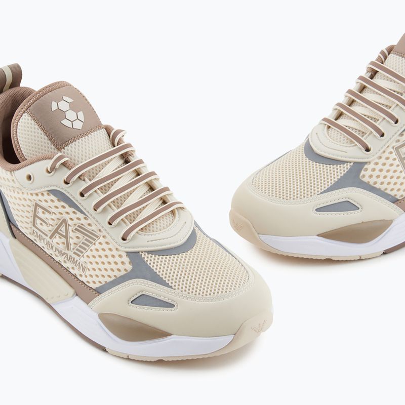 Boty EA7 Emporio Armani Ace Runner Mesh boty whiteecap grey/ portabella 13