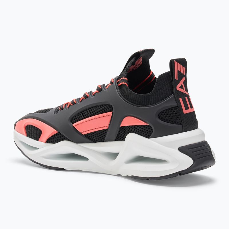 Boty EA7 Emporio Armani Infinity Cage black/ fiery coral boty 3
