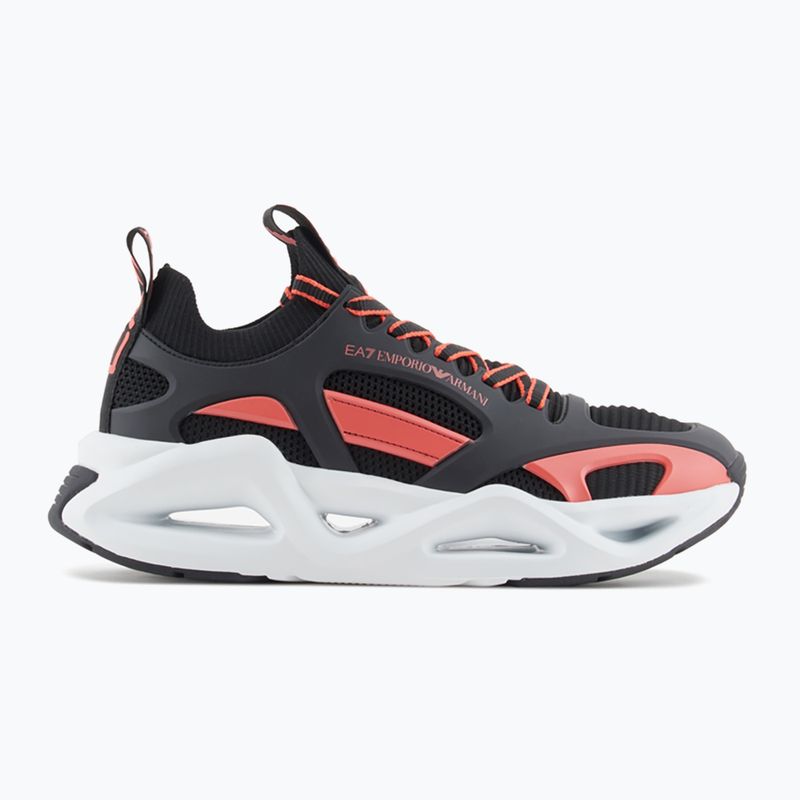 Boty EA7 Emporio Armani Infinity Cage black/ fiery coral boty 9