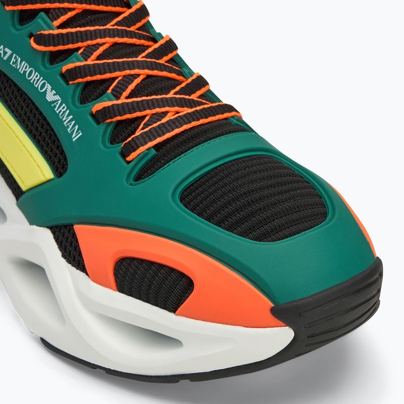 Pánské boty EA7 Emporio Armani Infinity Cage black/ evergreen/ orange fluo boty 7