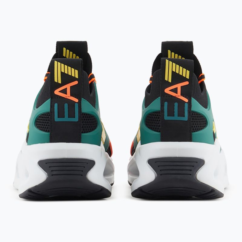 Pánské boty EA7 Emporio Armani Infinity Cage black/ evergreen/ orange fluo boty 10