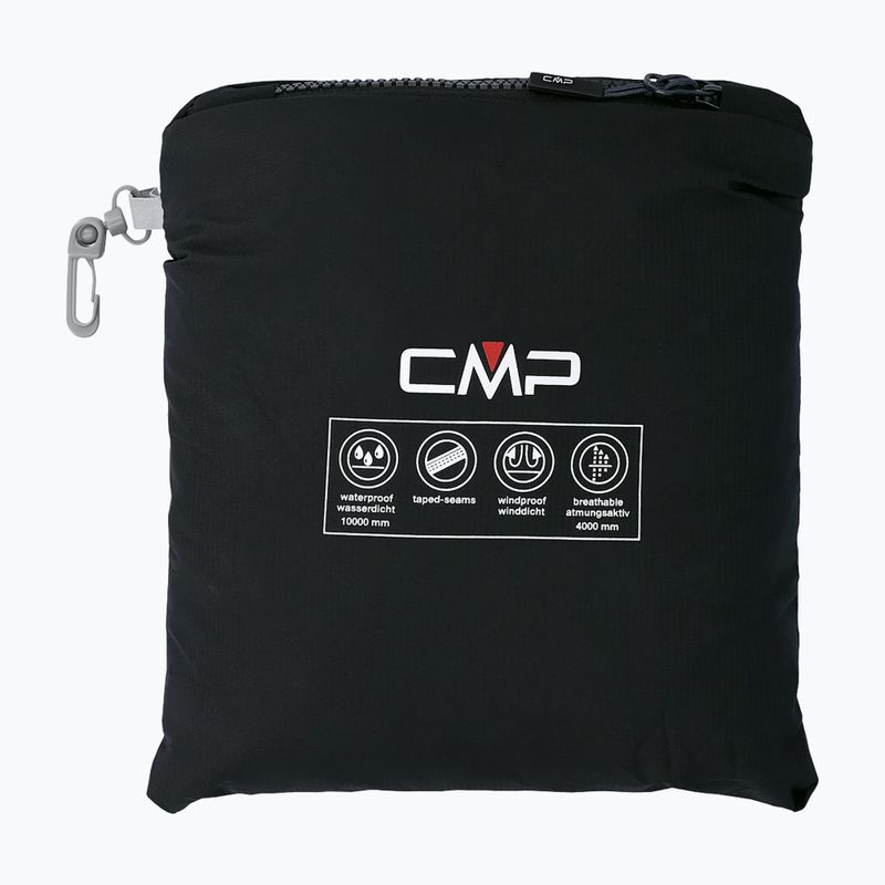 Pánská nepromokavá bunda CMP 39X7367 Snaps Hood black 4