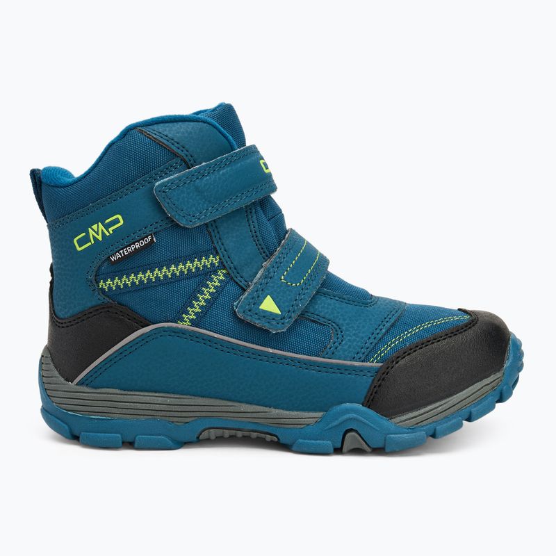 Dětské sněhule CMP Pyry Snowboots petrol / yellow fluo 2