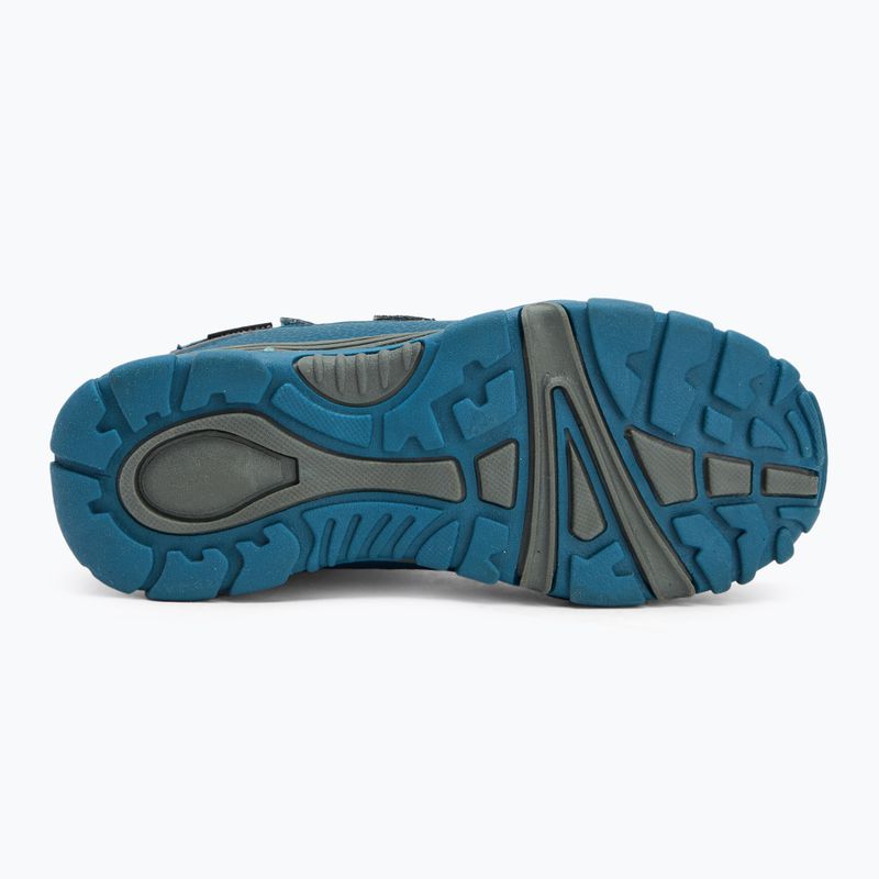 Dětské sněhule CMP Pyry Snowboots petrol / yellow fluo 4