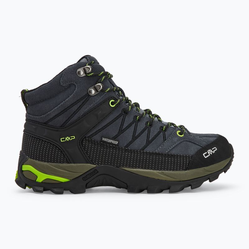 Pánské trekové boty CMP Rigel Mid grey/yellow fluo 2