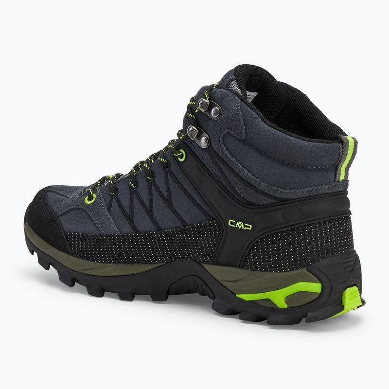 Pánské trekové boty CMP Rigel Mid grey/yellow fluo 3